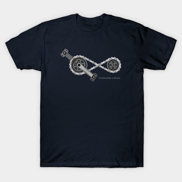 Camiseta Combustible Infinito T-Shirt by Byjesé Creatividad